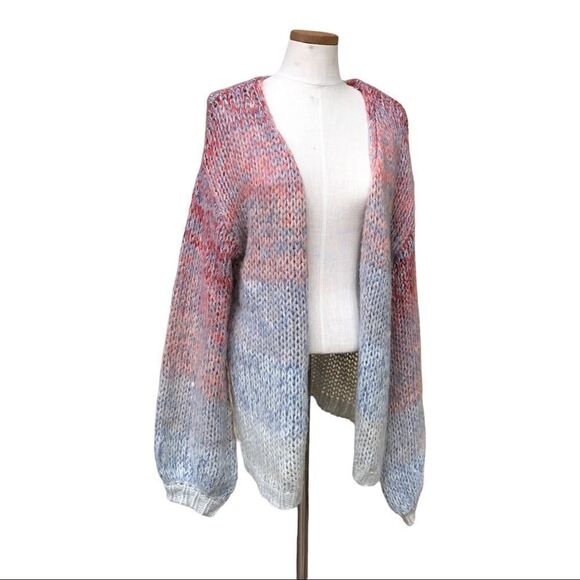 SUNDANCE sweater, loose knit with balloon 🎈sleeve. Looks great on! - Picture 1 of 10